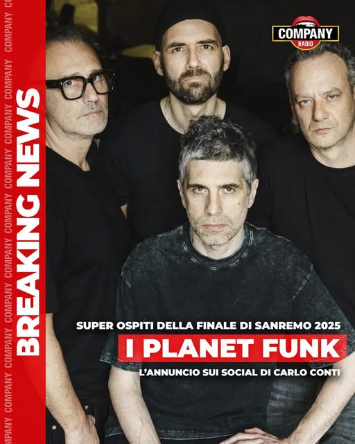 Planet Funk ospiti della serata finale del Festival di Sanremo